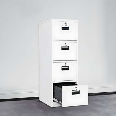 File Cabinet: Office Steel Cabinet, 4 Drawer, 4 Locking Keys image 3