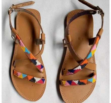 Women leather sandals image 6