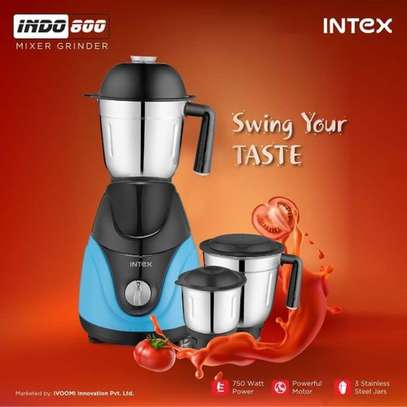 Intex INDO 800 Stainless Steel Blender With Grinder Mixer image 1