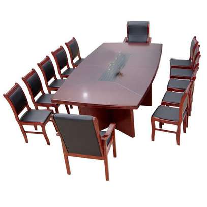 Conference table: 16-seater wooden conference table image 2
