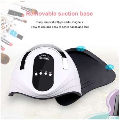 120W UV LED Nail Lamp Gel Nail Dryer,With 4 Timer Setting Portable Nail Curing Light For Gels Polishes image 2