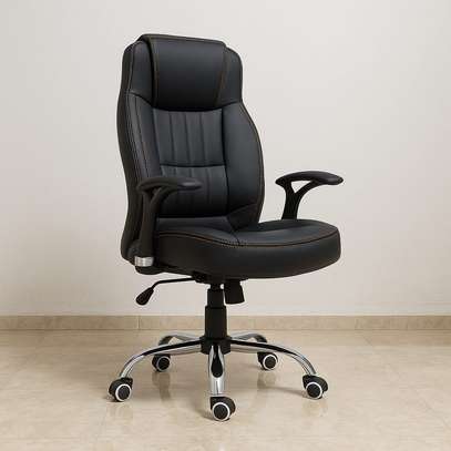 High Back Modern Swivel Chair image 1
