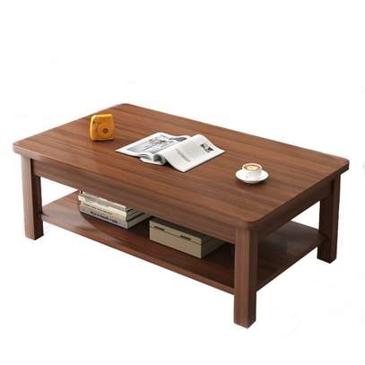 Office Table: Mahogany Rectangular Coffee Table image 4