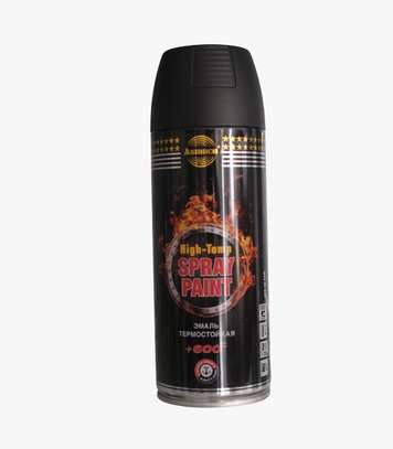 High Temp Spray Paint - Black image 2