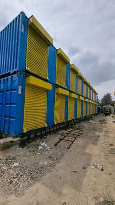 40ft container stalls with 5stalls and more designs image 15