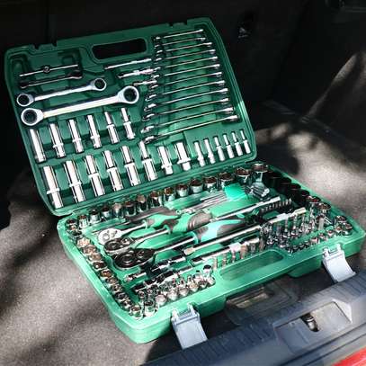 150pcs wholesale Auto Repair Tool Box Hand Tools Kit image 1