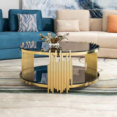 Round Stainless Steel  Table Coffee image 9