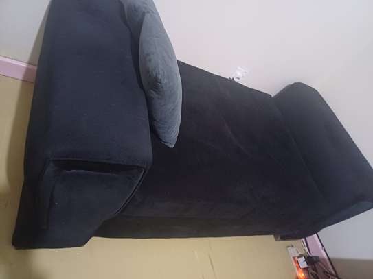 Backless sofa (like a chaise), 2 seater in great condition image 1