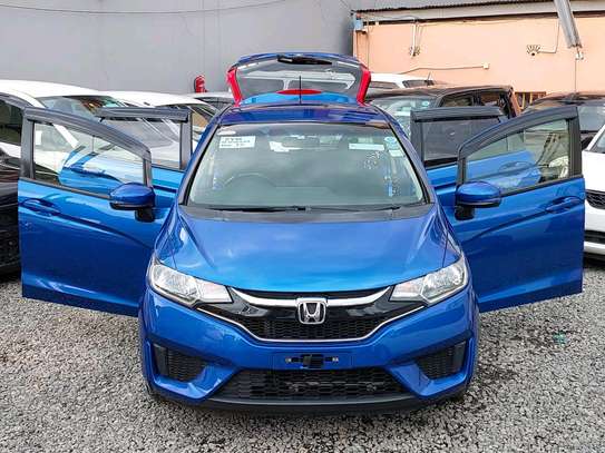 Honda fit non hybrid 2017 model fully loaded blue color image 6