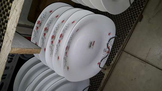 6pc dinner plates/Glass plates/Plate image 3