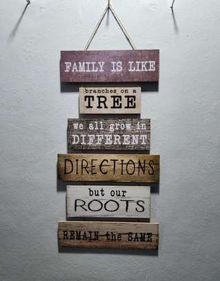 Wooden wall hanging image 1