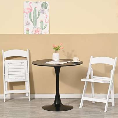 Dining Table :White Round Dining Table image 2