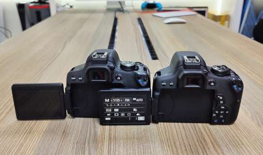 Canon rebel t6i with 18-55mm kit lens image 1