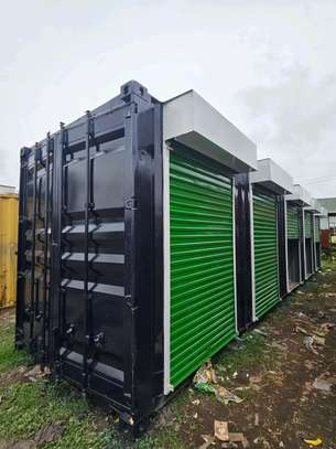 40ft container stalls with 5stalls and more designs image 6
