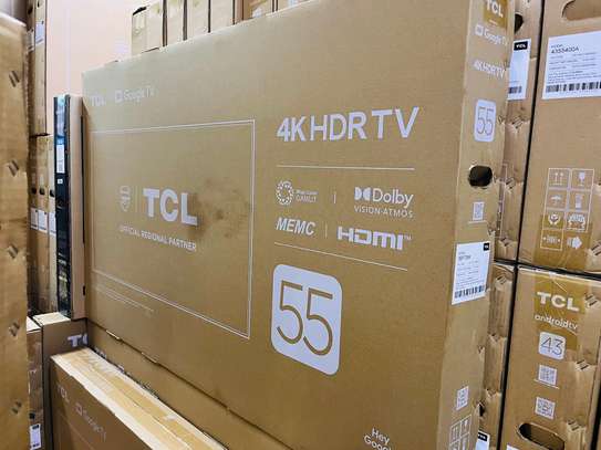 TCL 55 INCHES SMART GOOGLE 4K FRAMELESS TV image 2