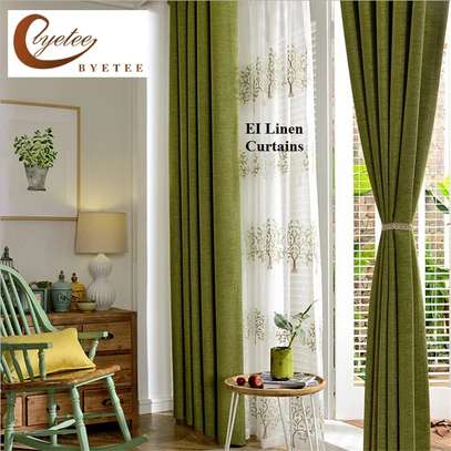 PLAIN CURTAINS WITH SHEERS image 6