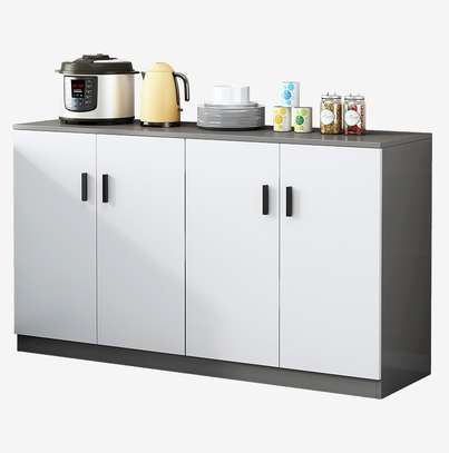 Wooden 4 Door Lockable Storage Custom Office Cabinet image 12