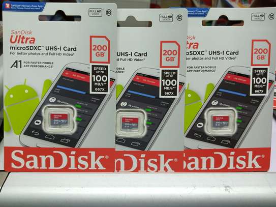 SANDISK 128GB MICRO SD CARD Class 10 image 1