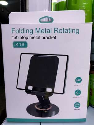 Aluminum Alloy Desktop Tablet Stand 360 Degree Rotating image 2