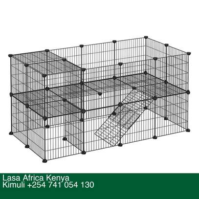 LASA 2-tier Small Pet Playpen & Hutch - Adjusta... image 2