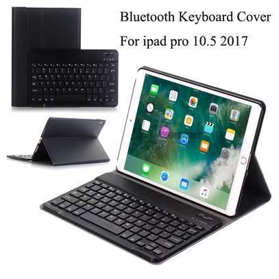 Detachable Wireless bluetooth Keyboard Kickstand Tablet Case For iPad Pro 10.5 Inches image 3