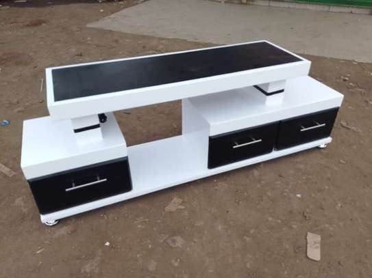 TV stand with with light port image 1