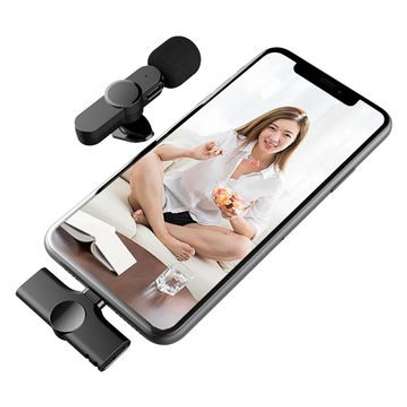 Lapel Clip-on Mic for Phone Video Recording Live Stream image 1