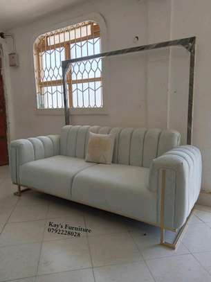 Luxurious 3 seater sofa design image 1
