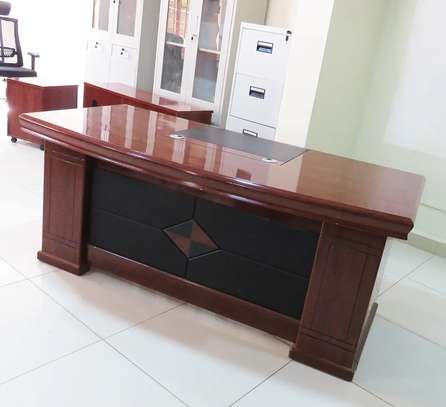 Classic Executive Office Desk – Solid Wood CEO Table -1.4M image 6