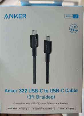 ANKER 322 3FT 60W USB-C TO USB C CABLE image 3