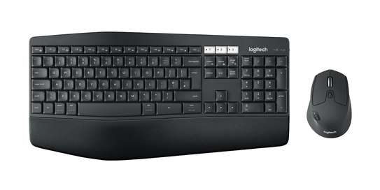 logitech silent wireless keyboard and mouse mk850 image 1