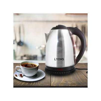 Electric Kettle - 1.8 Litres - Silver & Black image 3