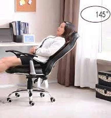 Home office chair with a reclining features image 1