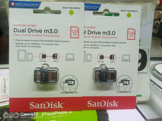 Sandisk Dual Drive 128gb Flash Drive For Android Devices image 1