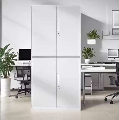 4-Door Steel Office Cabinet image 1
