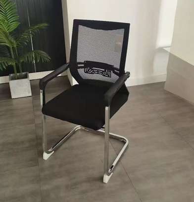 Office Chair; Mesh Office Waiting Seat image 2