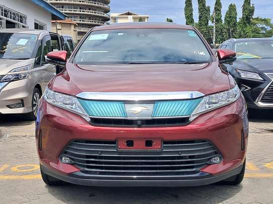 Toyota Harrier Premium sunroof hybrid maroon 2019 image 1