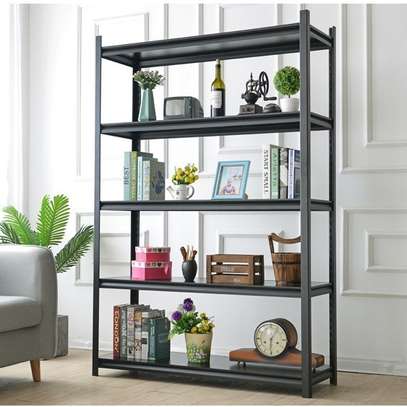 Light-Duty Metal Storage Rack – Modern Floor Shelf image 2
