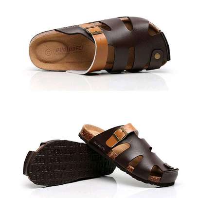 Designer leather sandals image 6