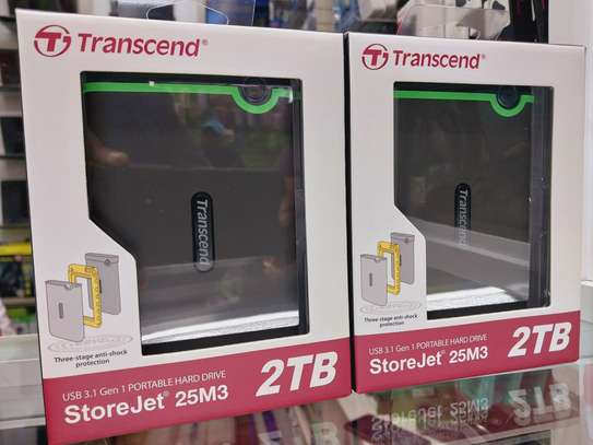 Transcend 2TB USB 3.1 Portable External Hard Drive 25M3 image 1