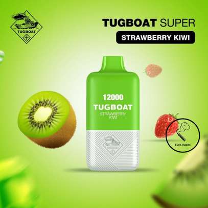 TUGBOAT SUPER 12000 Puffs Rechargeable Vape Strawberry Kiwi image 1