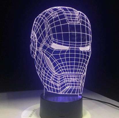 3D acrylic iron man light image 1