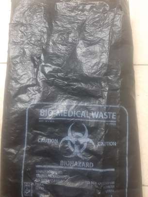 Biohazard plastic bags image 3