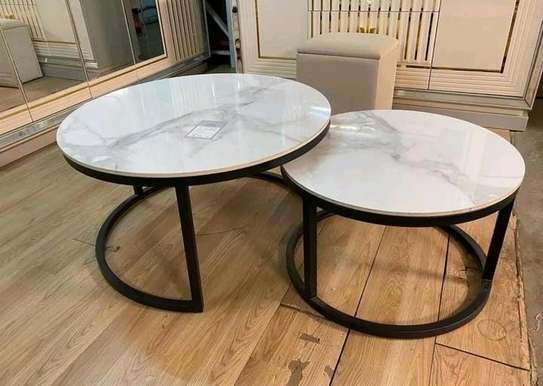 PURE MARBLE Nesting Table image 3