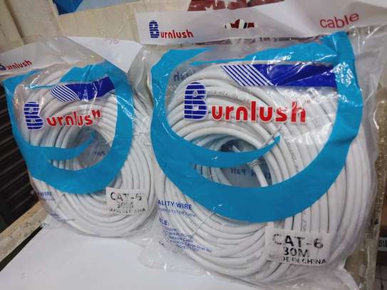 Cat6 Ethernet Network Patch Cable 30m image 1