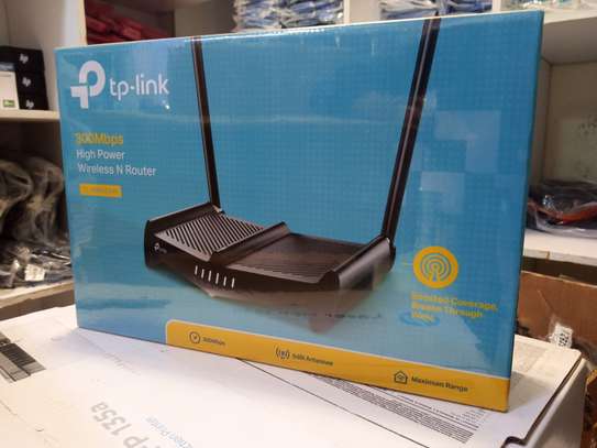 TP Link Wifi Router TL-WR841HP,2 Antenna Wifi Router 300mbps image 1