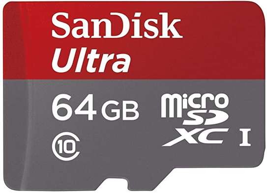 SanDisk Ultra 64GB UHS-I/Class 10 Micro SDXC Memory Card image 1