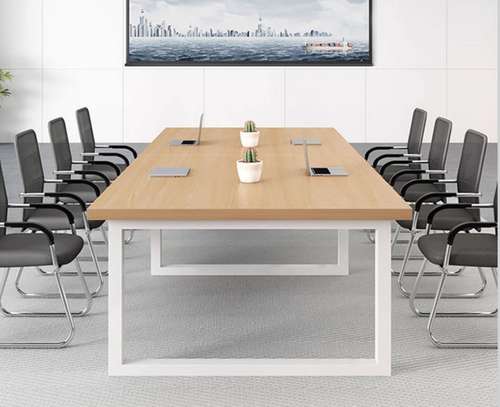 OFFICE TABLE: 2.4 Meter Clean Office Table image 3