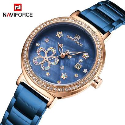 Luxury brand Women Watch Clock Steel Quartz Waterproof image 3