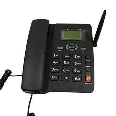 Desktop Wireless Telephone GSM Fixed Phone Dual Sim image 1